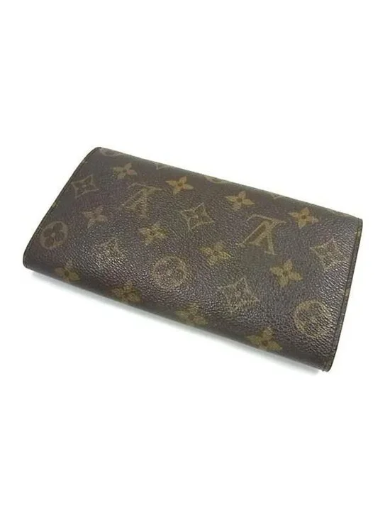 Louis Vuitton Wallet Monogram Pochette Porte Monet Cles Di Brown - Picture 3 of 6